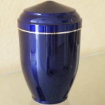 urne bleu marine