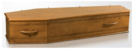 cercueil chene massif