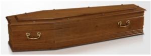 cercueil en bois massif