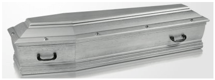 cercueil en bois massif